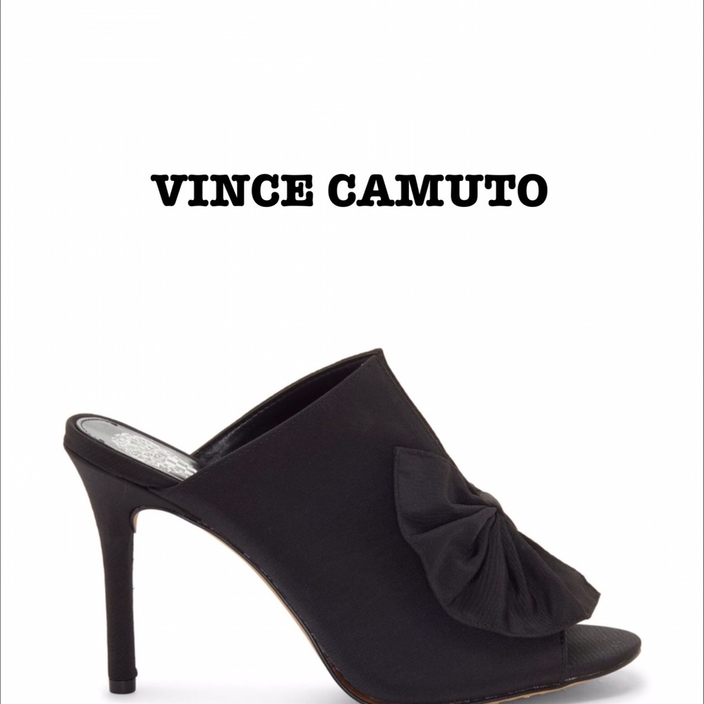 VINCE CAMUTO High Heel Peep Toe Slide Sz 6.5